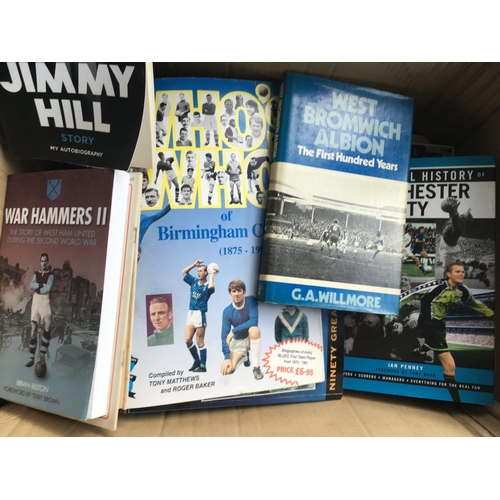 757 - Football Book Collection: 29 hard and soft back books including some histories. Instructions to sell... 