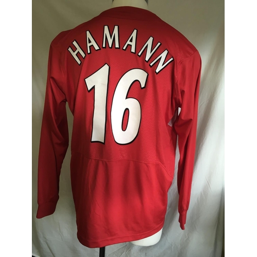 777 - Liverpool 2006 FA Cup Winners Signed Football Shirt: Obtained for vendor by his friend Hamann who go... 