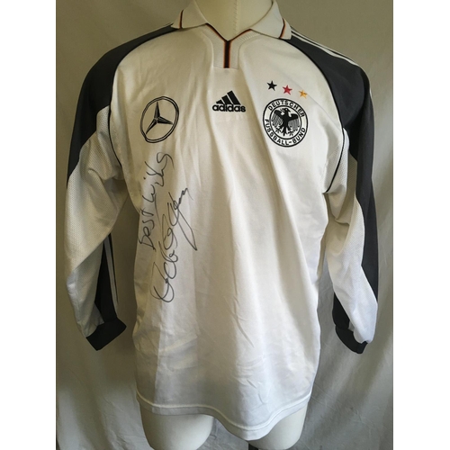 779 - Hamann Germany Signed 2000 Football Shirt: Given to vendor directly by his friend Hamann. Could be a... 