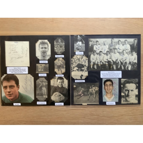 805 - Barrow 1940s 1950s 1960s Football Autograph Collection: Stunning private collection all pre 1970 fro... 