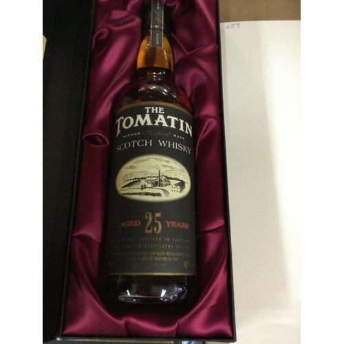 2482 - Two cased Limited Edition Tomatin 25 years scotch whiskey.