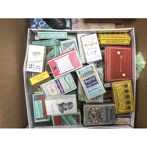 2487 - A box of various ephemera including postcards, stamps, coins etc. Shipping category D.