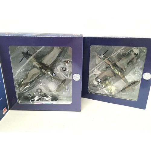 973 - 4 X Boxed Hobby Master Aircraft 1:72 Scale. A Warhawk P-40N. A P-400 Air Cobra. A P-39q Air Cobra an... 