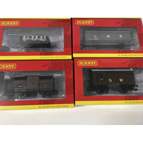 988 - Collection of 7 Boxed Hornby model railway wagons. 00gauge