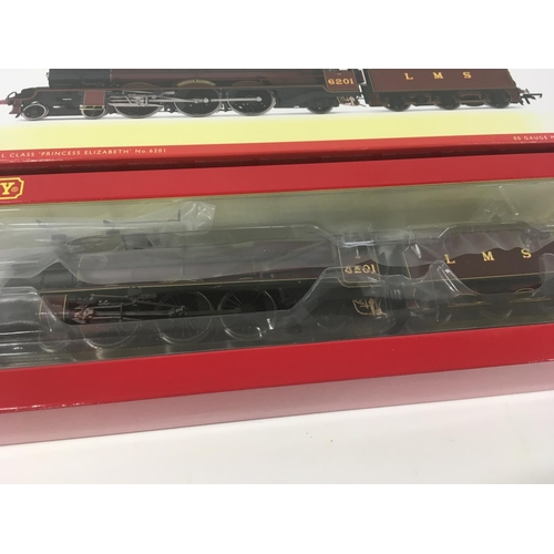 1007 - Boxed Hornby locomotive with tender. LMS Princess Royal Class. R3709X 00 gauge DCC fitted