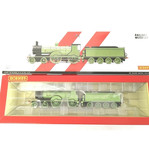 1008 - A Boxed Hornby 00 Gauge LSWR T9 Class 4-4-0 No.120 #R3863.DCC Ready.