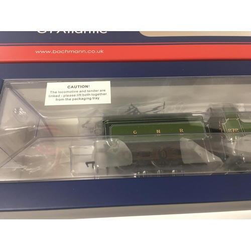 1011 - Boxed Bachmann locomotive with tender. GNR Atlantic Class. 31-761. 00 gauge. DCC