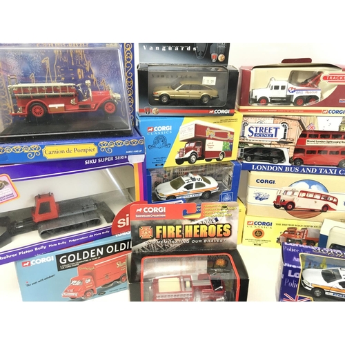 1056 - A Collection of Boxed Diecast including Corgi. Lledo etc.