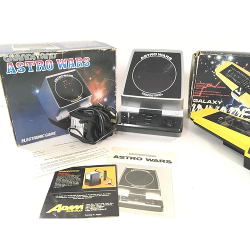 106 - A Boxed Grandstand Astro Wars with Transformer and a Boxed Galaxy Invader 1000. (2)