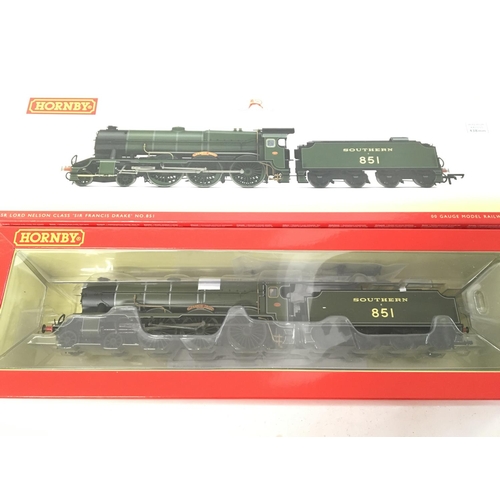 1092 - A Boxed 00 Gauge Hornby SR Lord Nelson Class Sir Francis Drake #R3634. DCC Ready.