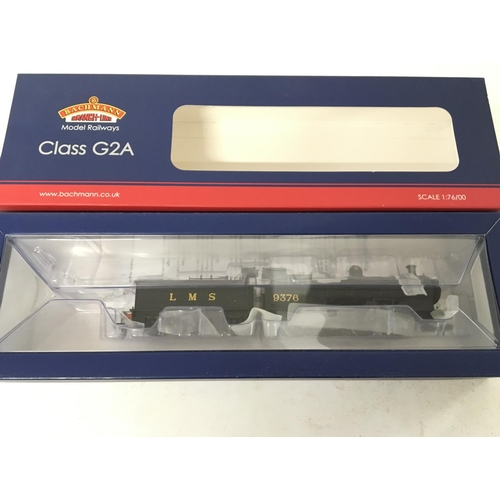 1093 - A Boxed 00 Gauge Bachmann Class G2A 9376 LMS Black.