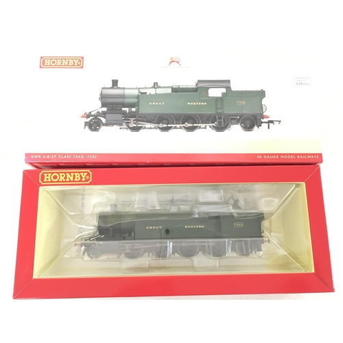 1112 - A Boxed 00 Gauge Hornby GWR 2-8-2T Class 72XX 7202 #R3127X. DCC Fitted.