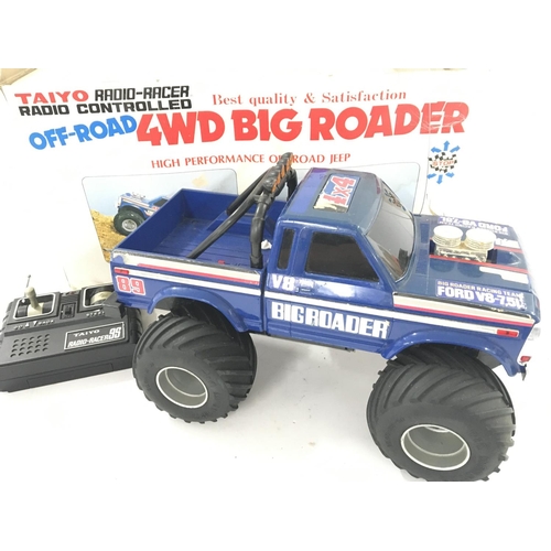 129 - A Boxed Taiyo 4WD Big Roader with controller.A/F.