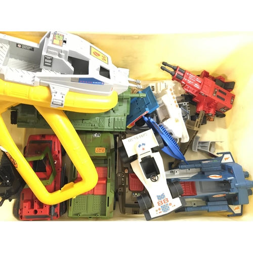 130 - A Box Containing Mask. ActionForce and other Vehicles.