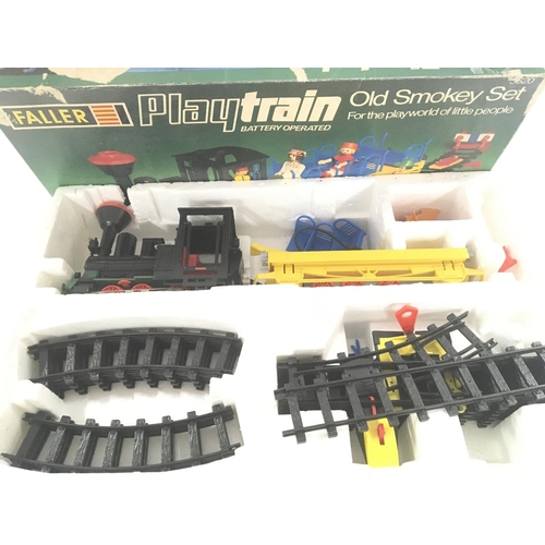 139 - A Boxed Feller Playtrain and a Inter-City Set. Boxes worn.