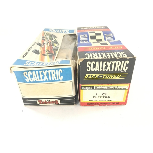 155 - A Boxed Scalextric Electra with Aerofoil C4-11 and a Lamborghini.