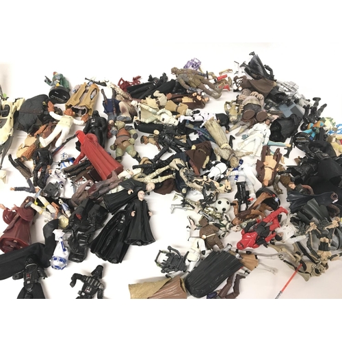 157 - Large collection of approximately 80 Star Wars figures.