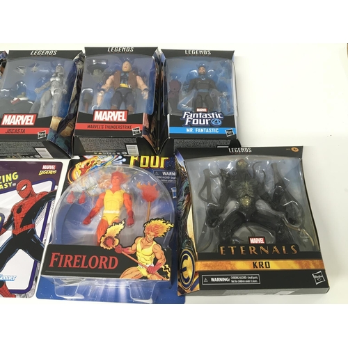 161 - Collection of 10 various marvel legend figures.