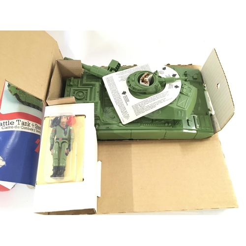 190 - A Boxed Action Man Action Force Battle Tank and Steeler.