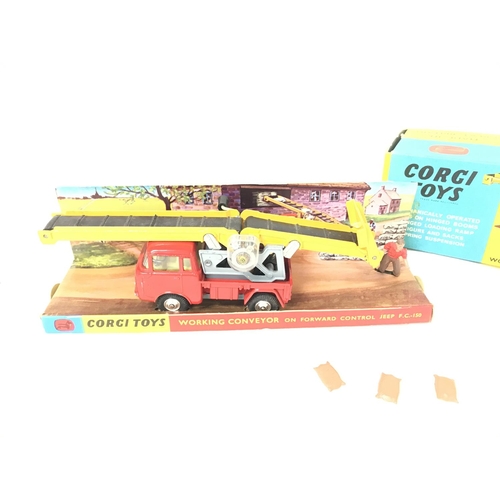 197 - A Boxed Corgi Working Conveyor on Forward Control Jeep F.C-150 #64.