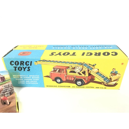 197 - A Boxed Corgi Working Conveyor on Forward Control Jeep F.C-150 #64.