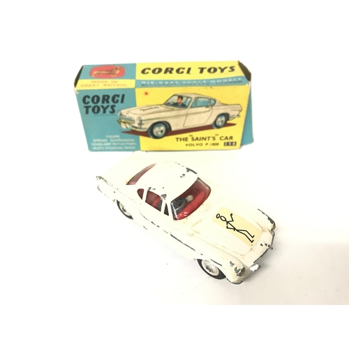 203 - A Boxed Corgi The Saints Car Volvo P.1800 #258. Car is Worn.