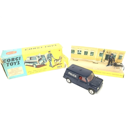 206 - A Boxed Corgi B.M.C Min Police Van With Tracker Dog. #448