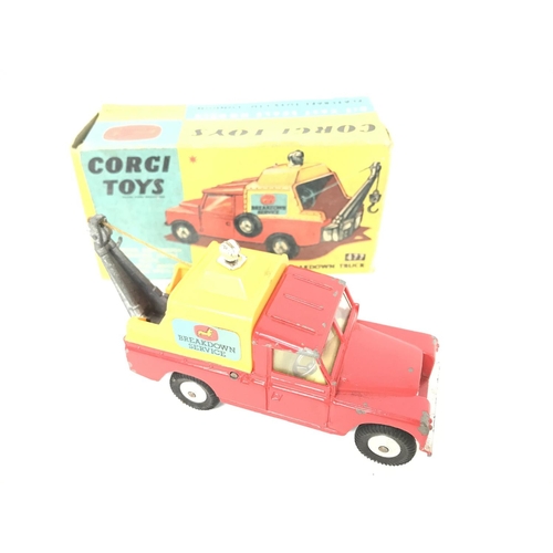 214 - A Boxed Corgi Land-Rover Breakdown Truck. #477.