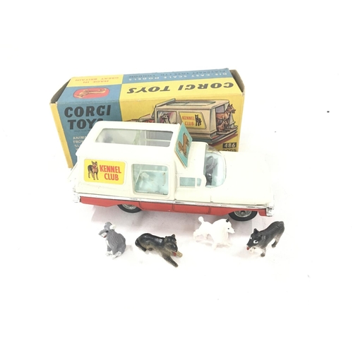 22 - A Boxed Corgi Kennel Service Wagon with Four Dogs #486.