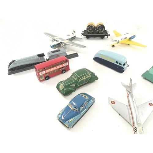 236 - A Collection of Various Diecast. Tin Plate etc. Including Dinky. Midge Toy. Matchbox