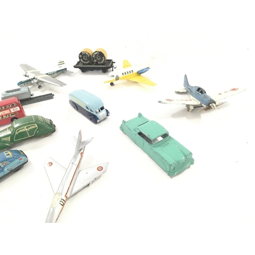 236 - A Collection of Various Diecast. Tin Plate etc. Including Dinky. Midge Toy. Matchbox