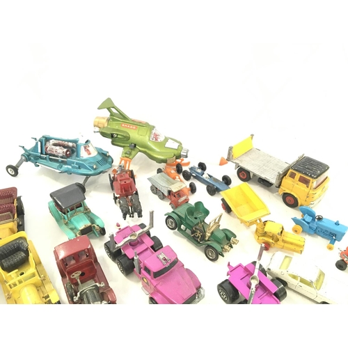 249 - A Collection of Playworn Diecast including Dinky. Matchbox.