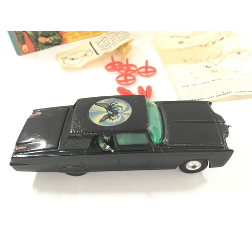 25 - A Boxed Corgi Green Hornet Black Beauty #268 with Spinners. Rockets and Instructions.