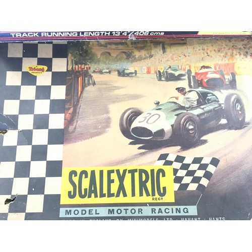 251 - A Collection of Scalextric including Mighty Metro Set. Spare Track Etc.