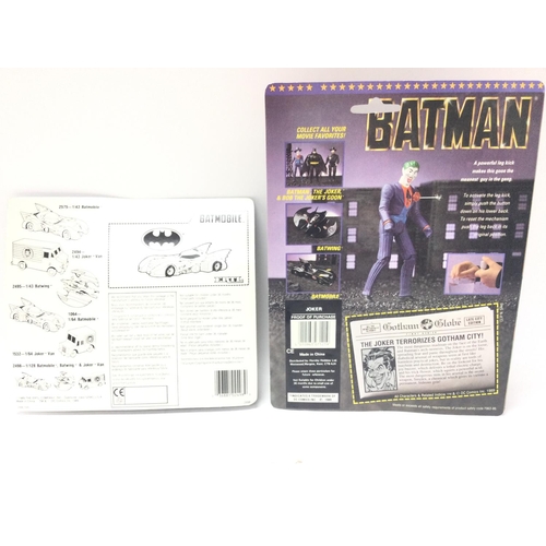 258 - A Biz Toys Batman the Joker Carded Figure and a Ertl Batman Set.