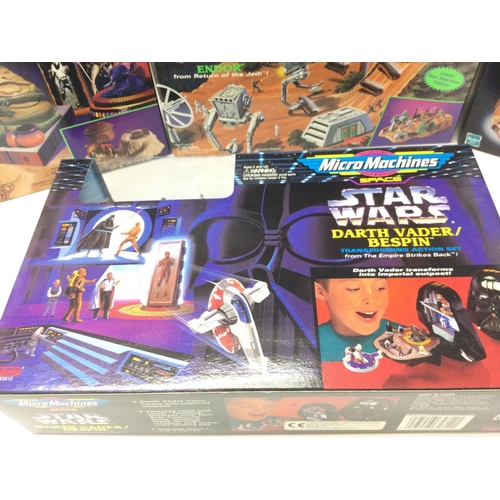 268 - 2 X Boxes Containing Boxed And Sealed Star Wars Micro Machines Playsets.(2)