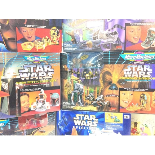 268 - 2 X Boxes Containing Boxed And Sealed Star Wars Micro Machines Playsets.(2)