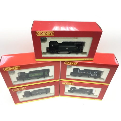 274 - A Collection of 5 Hornby 00 Gauge Locomotives boxed.