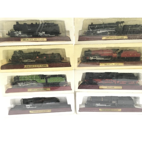 276 - A Box Containing a Collection of Atlas Model Locomotives.