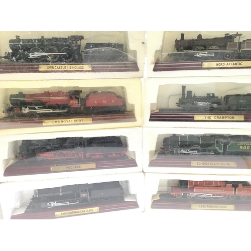 276 - A Box Containing a Collection of Atlas Model Locomotives.