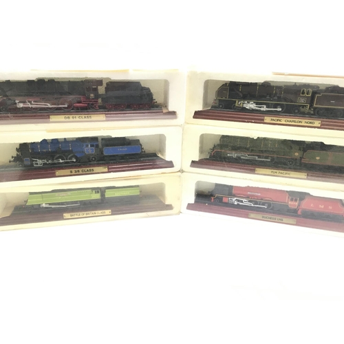 276 - A Box Containing a Collection of Atlas Model Locomotives.