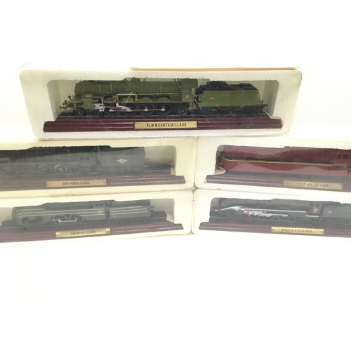 276 - A Box Containing a Collection of Atlas Model Locomotives.