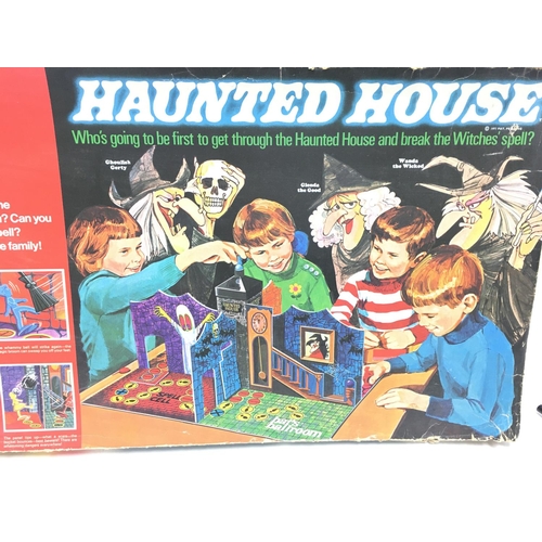 279 - A Collection of Vintage Board Games including Fuzzy Felts and a Denys Fisher Haunted House (6).