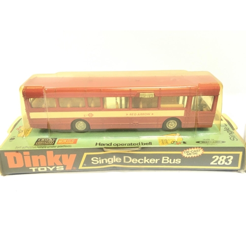 286 - 2 X Boxed Dinky Single Decker Buses. #283.