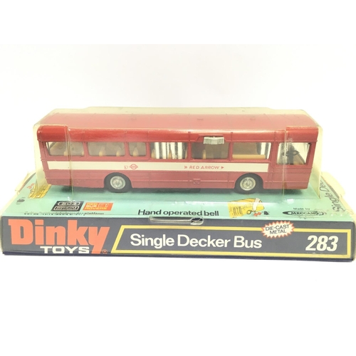 286 - 2 X Boxed Dinky Single Decker Buses. #283.