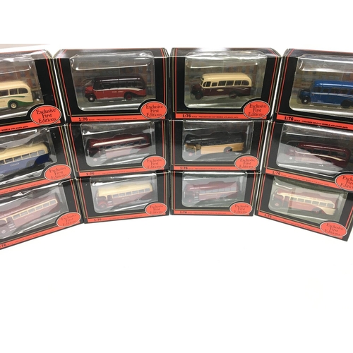 290 - A Box Containing a Collection of 24 Exclusive First Edition Buses.