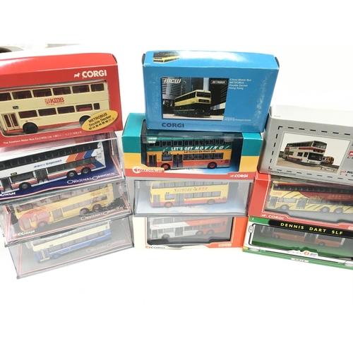 292 - A Collection of Boxed oriental Corgi Buses