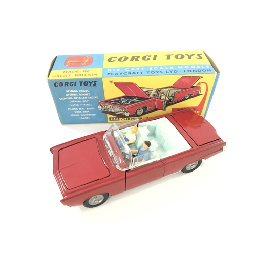 3 - A Boxed Corgi Toys Chrysler Imperial #246.