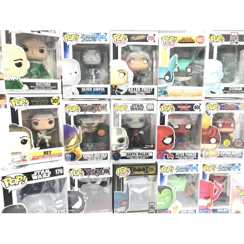 300 - A Box Containing a Collection of Boxed Funko Pop Figures.