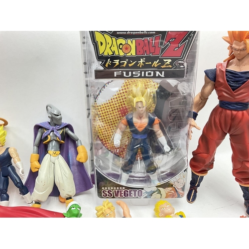 303 - A Collection of Dragon Ball Z Figures including a Boxed Fusion.